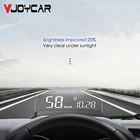 Зеркало HUD автомобильный коллиматорный индикатор OBD цифровой Скорость проектор Авто HUD за Скорость Предупреждение KMH миль в час) или GPS Скорость ometer