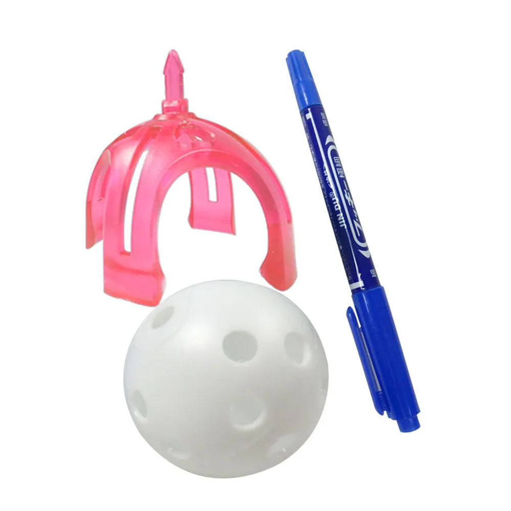 

Hot-Selling Golf Ball Picker 3 Line Marker Sucker Ball Painter Plastic Marker Pen Golf Putting Aids Outdoor Green Picking Tool