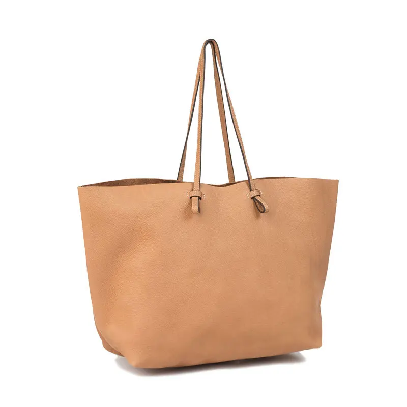 

2020 Fashion Bag One Shoulder Cowhide Shopping Bag Portable Leather Bag Simple And Practical Ladies Big Bag satchels