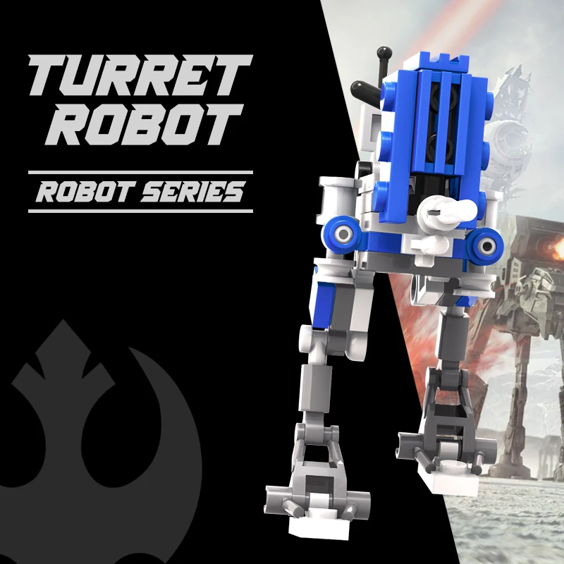 MOC War Clone Robot ATRT Building Blocks Kit Star Space Universe Alien High-tech Brick Model Kids DIY Puzzle Toy Birthday Gifts |