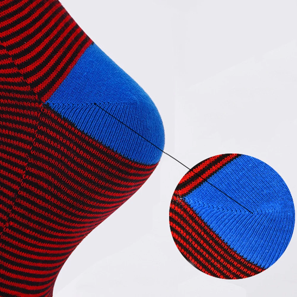 

Fashion Socks Stripe Cotton Soft Breathable Men Socks Five Toes Casual Sport Running Socks