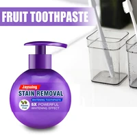 dental oral care press type teeth whitening soda toothpaste cleaning hygiene stain removal fight bleeding gums baking soda press
