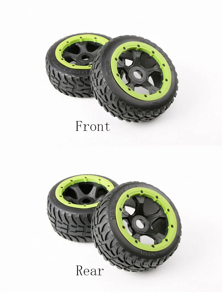 Front Rear Highway-road Wheel Tire Set for 1/5 HPI ROVAN KM Baja 5B