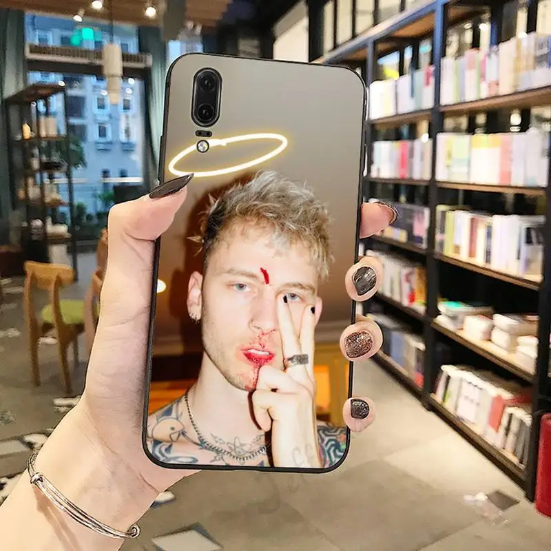 

Machine Gun kelly rapper Phone Case For Huawei honor Mate P 10 20 30 40 Pro 10i 9 10 20 8 x Lite