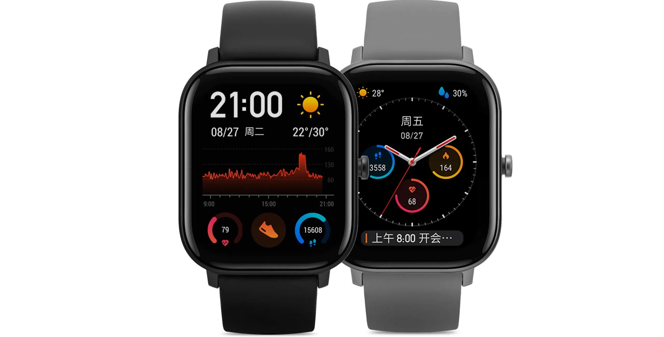 Глобальная версия Xiaomi Huami Amazfit GTS смарт часы умные часы глобальная Смарт-часы gps 5ATM водонепроницаемые Смарт-часы здоровье Пульс AMOLED 12 Спортивные