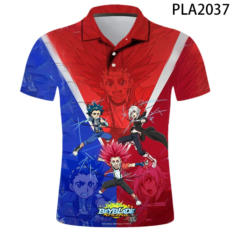 

Мужская рубашка-поло с коротким рукавом и 3D-принтом