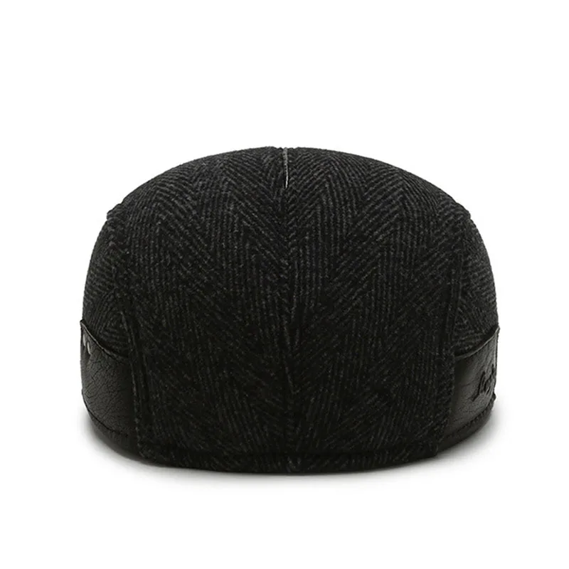 Новинка 2019 Кепка-газетчик Fibonacci из искусственной шерсти Лоскутная Мужская кепка