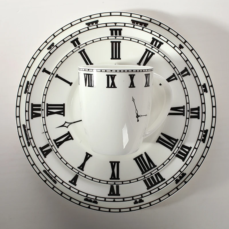 

Bone China Keramische Servies 10.5 "8" Plaat Steak Plaat Westerse Plaat Taart Plaat Vlakke Plaat Nordic Stijl Eenvoudige