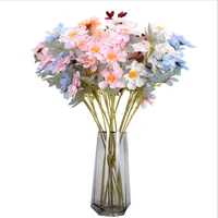 1 bunch of 6 sun daisy artificial flowers for wedding hotel party home outdoor holiday decoration photography set fall decor