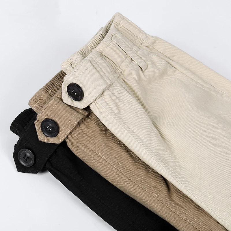 

Womens Straight Casual Pants Fashion Overalls Korean High Waist Harem Pants Loose Elastic Waist Plus Size Pants Women Trousers