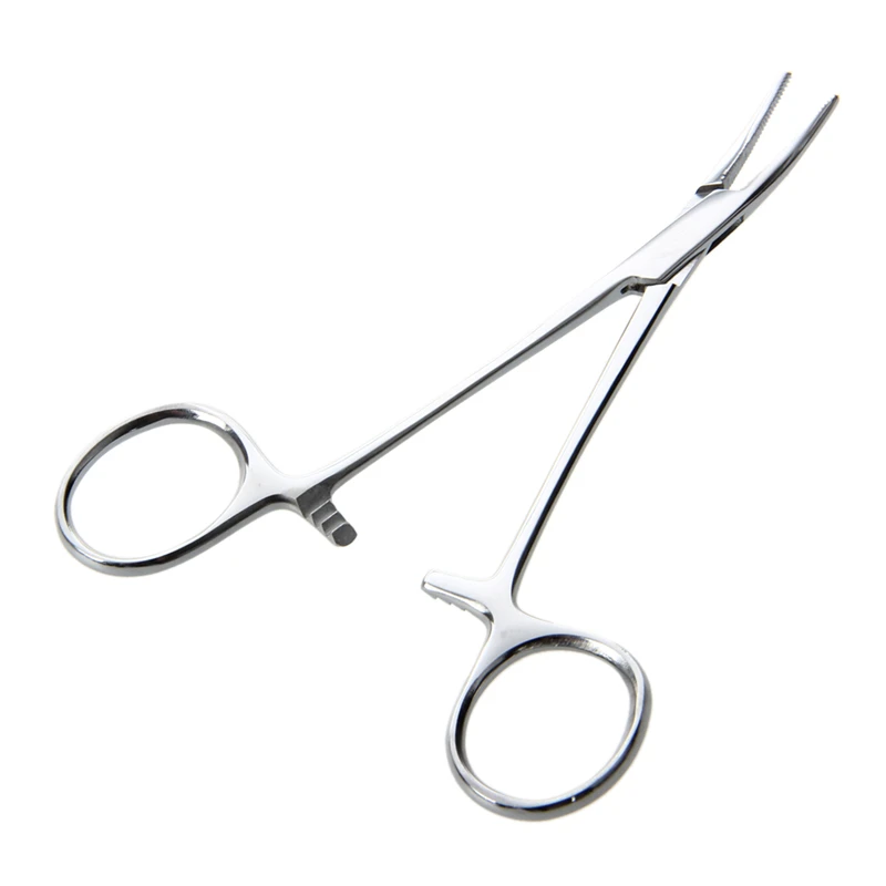Новые 5-дюймовые рыболовные Hemostat запорные зажимы щипцы из нержавеющей стали с