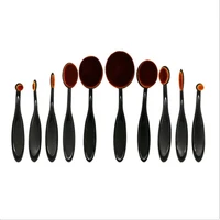 makeup brushes for foundation powder cosmetics beauty brush eyeshadow brush toothbrush shaped concealer 10pcs set brush makeup