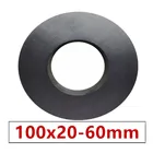 1 шт. кольцевой ферритовый магнит 100x20 мм Отверстие 60 мм постоянный магнит 100 мм x 20 мм черный круглый динамик керамический магнит 100*20 100-60x20 мм