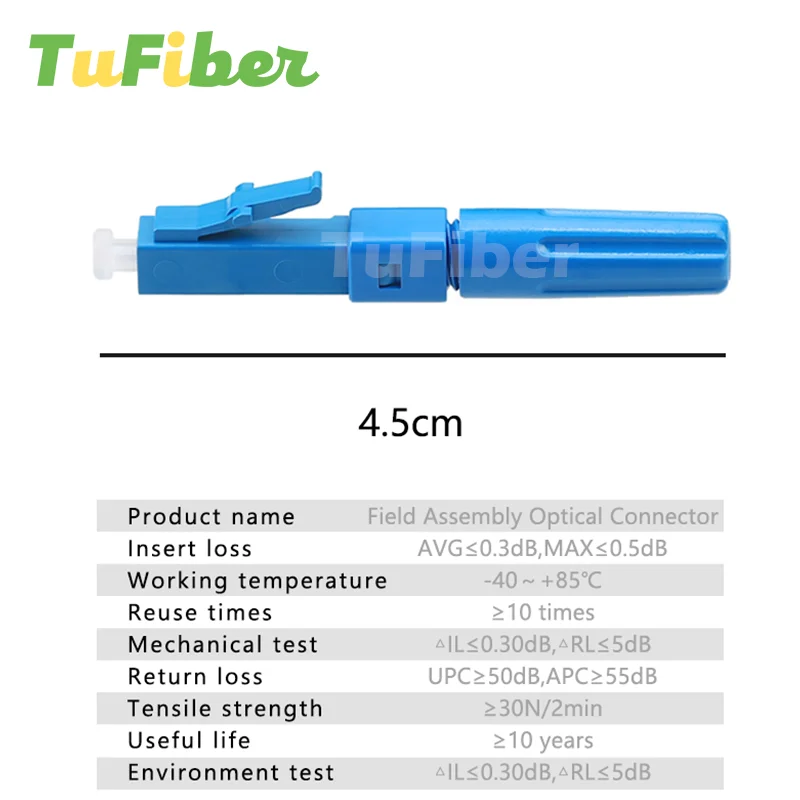 5/10Pcs LC UPC Fiber Optic Fast Connector Adapter, High Quality LC-APC Quick Cold Connector for Cold Splice Special Set