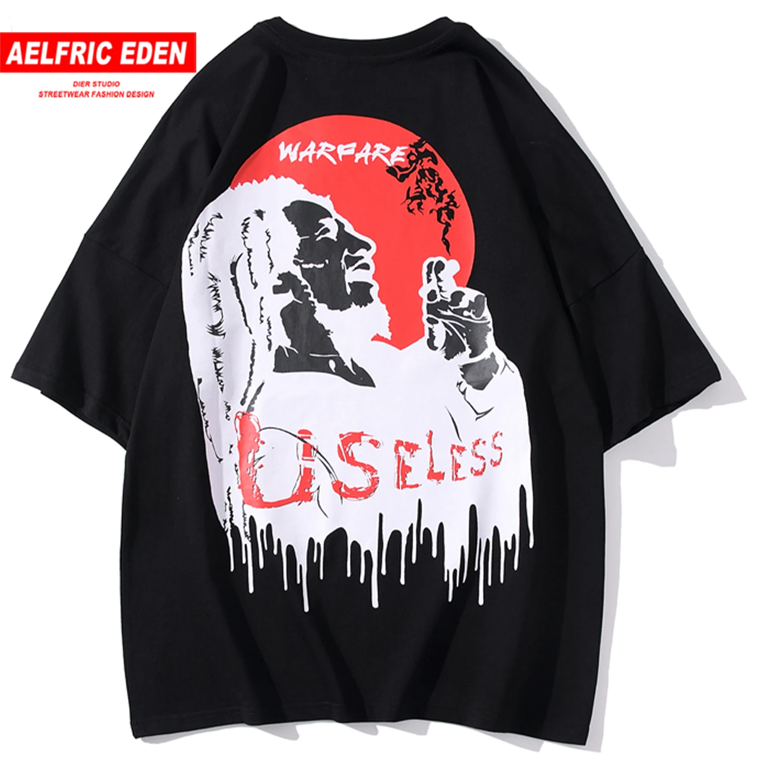 Aelfric Eden футболка в стиле хип-хоп Мужская с принтом для курения 2020 Модные свободные