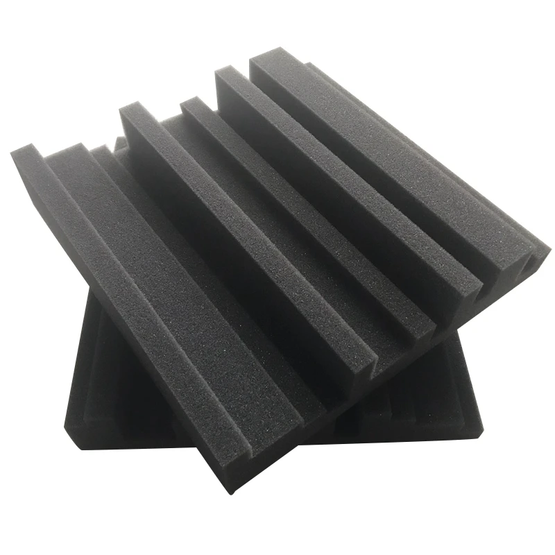 24Pcs Studio Acoustic Foam Panels Sound Absorbing KTV Noise Absorption Tile Wedge Proofing Wall Promotion | Строительство и