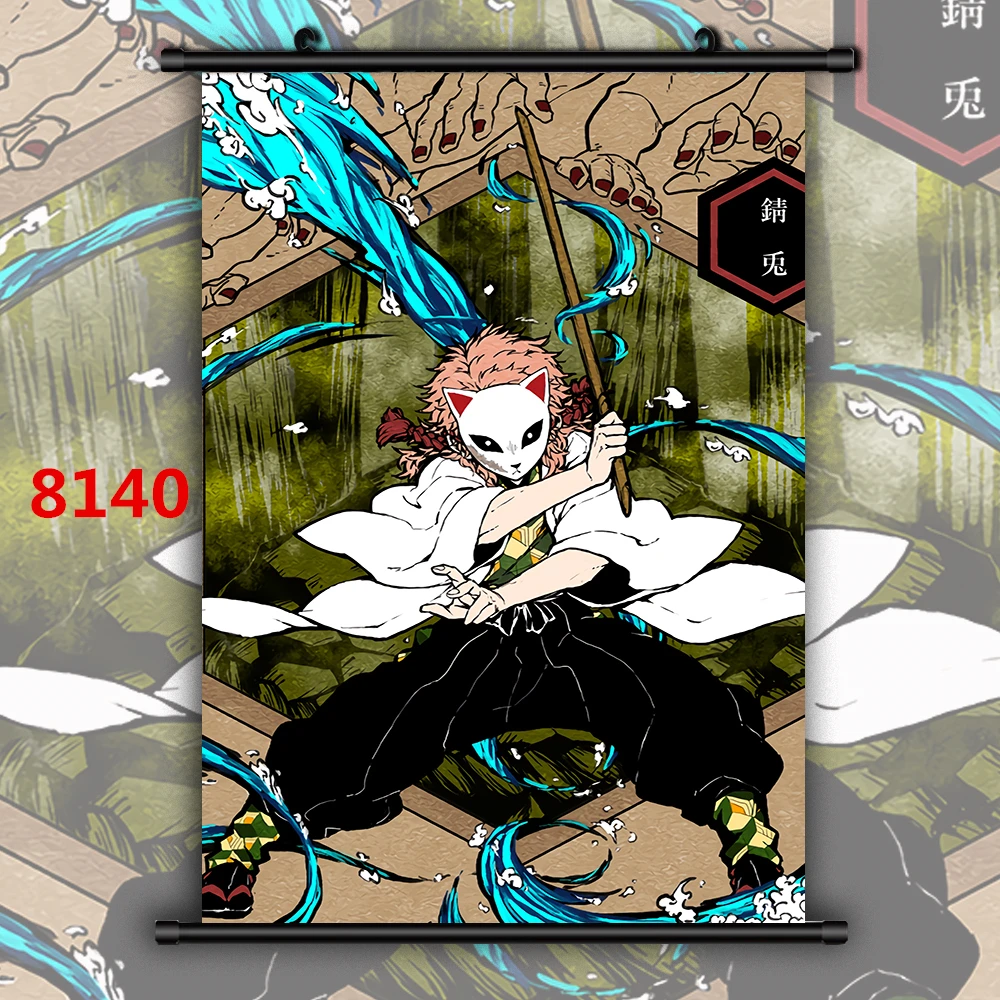 8140 Demon Slayer Kimetsu No Yaiba Аниме Манга плакат в рулоне - Цвет: 8140