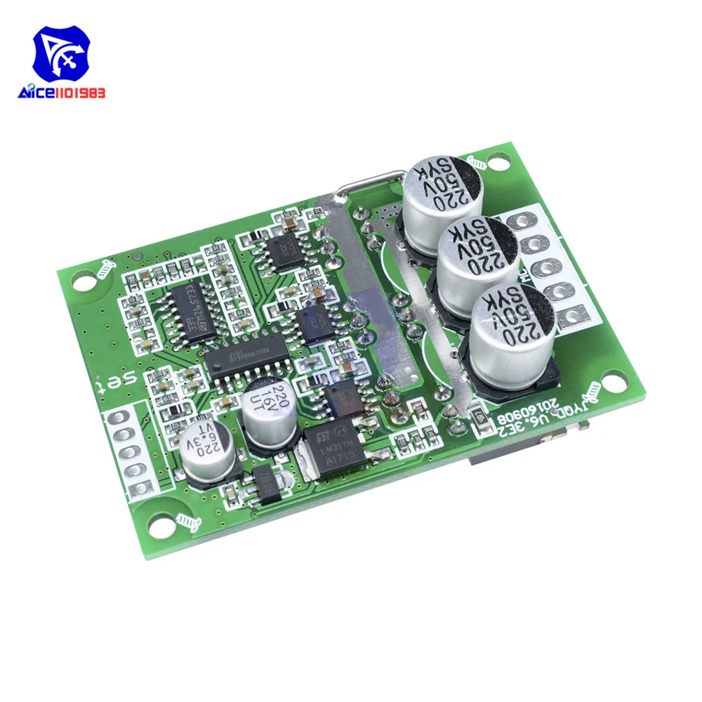 Diymore DC 12-36 в 500 Вт ШИМ бесщеточный мотор управление Лер Холл мотор балансировка автомобильный сбалансированный BLDC автомобильный драйвер модуль управления