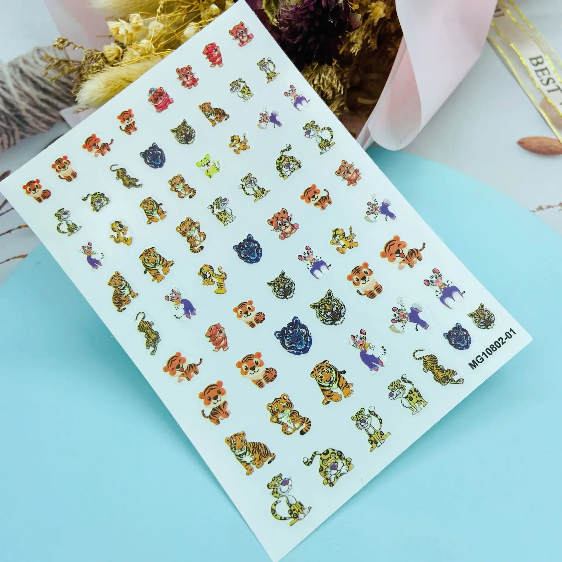 Наклейки для ногтей в японском стиле стильные тонкие наклейки 3d сделай сам без