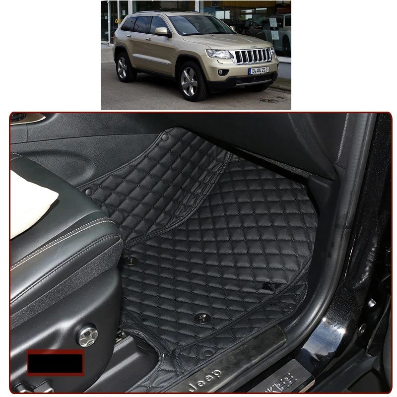 Lsrtw2017 кожаный автомобильный коврик для jeep grand cherokee 2011 2012 2013 wk2 accessorios