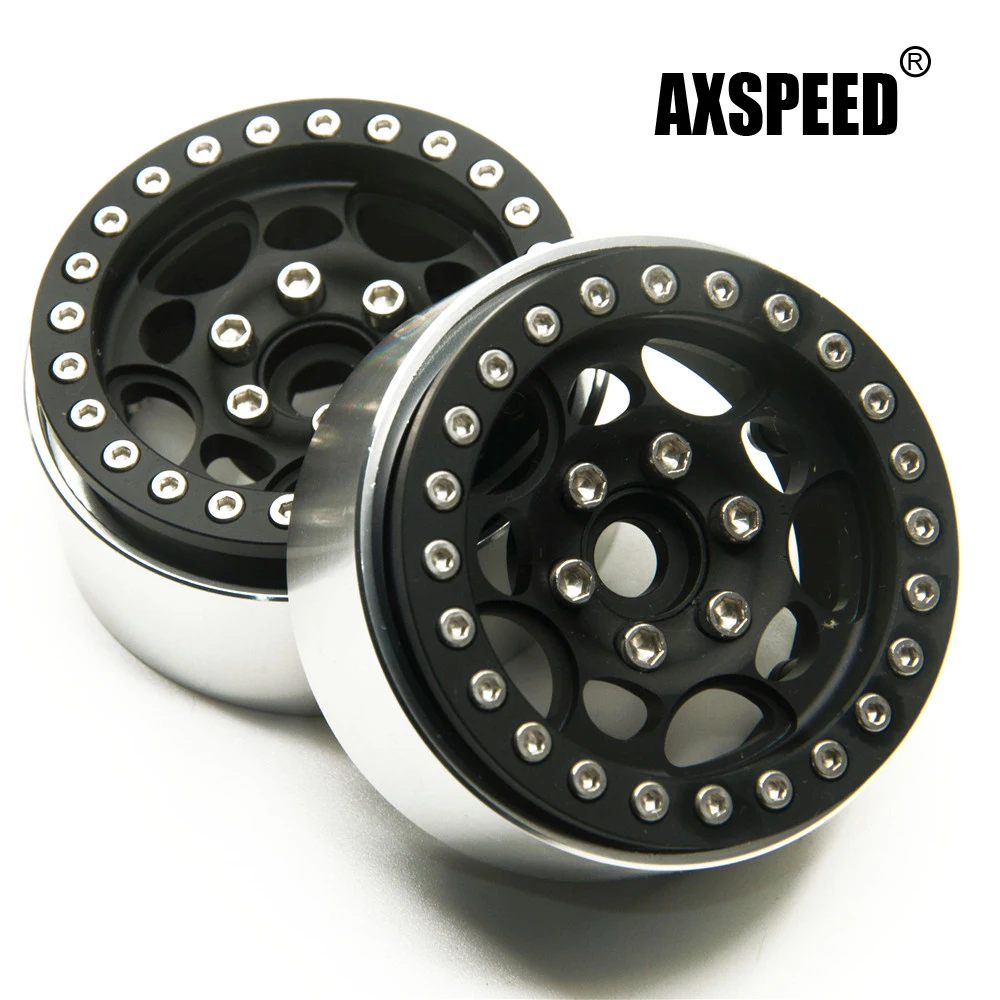 AXSPEED 4 шт. 1:10 Радиоуправляемый гусеничный автомобиль детали 1 9 дюйма сплав металла