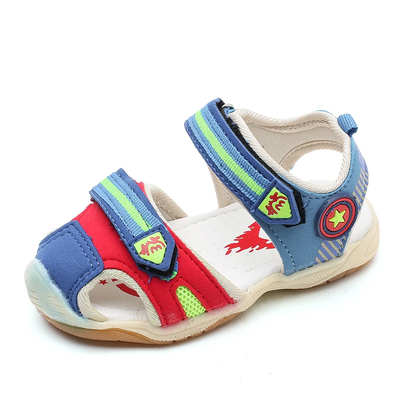 Лидер продаж детская обувь с подсветкой летняя новая модная для мальчиков Baotou