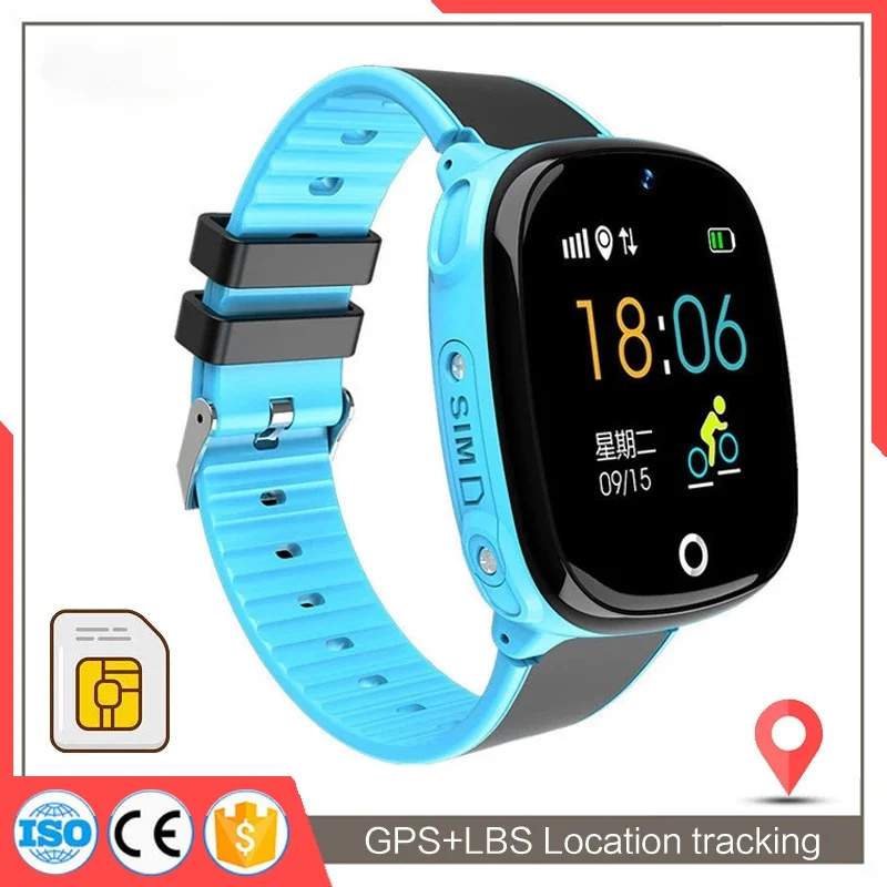 

Kids Smart Watch HW11 IP67 Waterproof Smartwatch Android GPS TrackingSOS Call Smart Watch With Camera For Baby