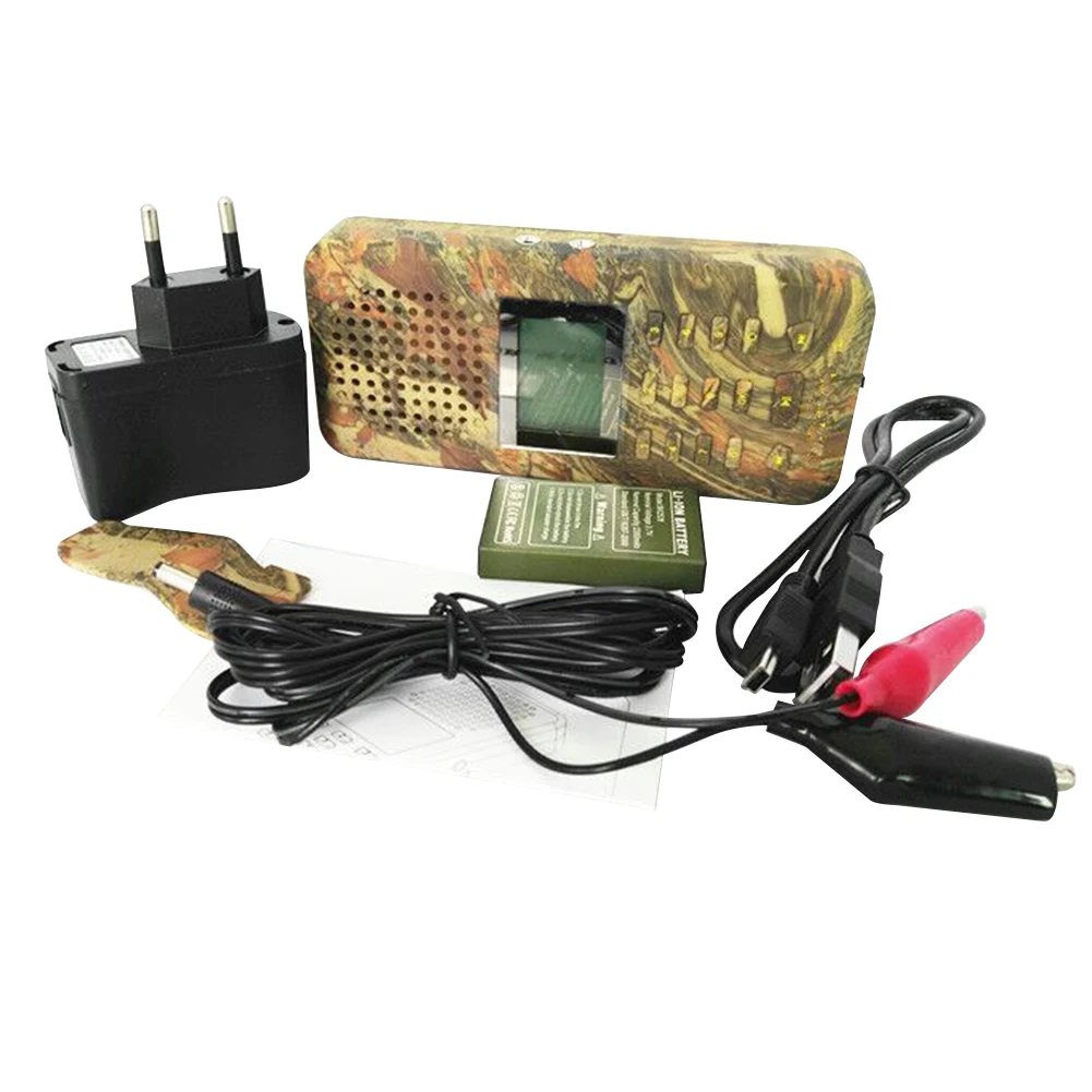 

2023 Outdoor Hunting Decoys Predator Sound Caller MP3 Player Built-In 150 Bird Voices Outdoor MP3 Bird Caller Camouflage Color