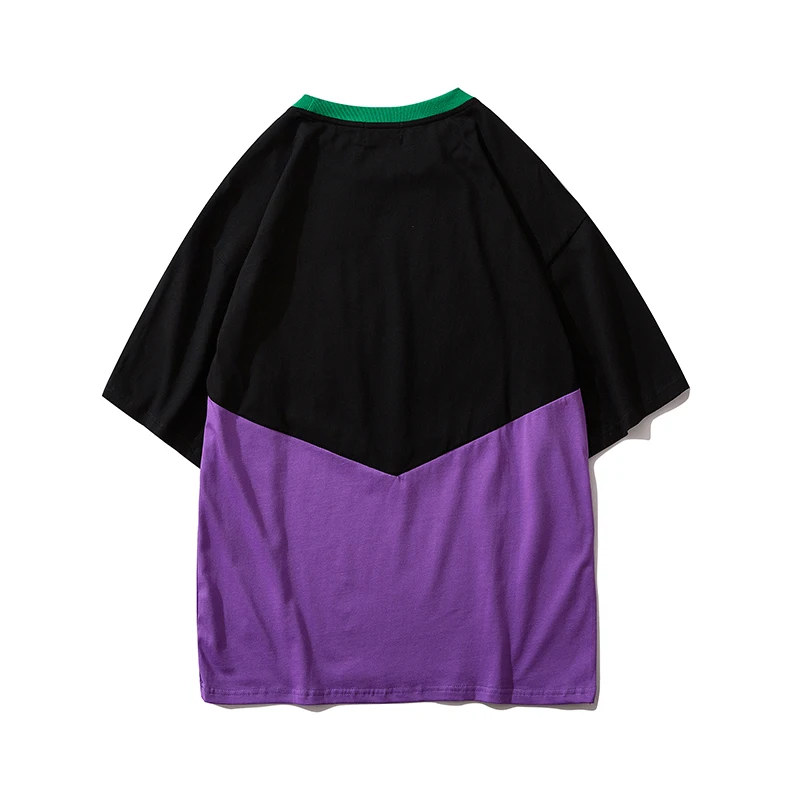 Футболка мужская с надписью оригинальная Свободная рубашка круглым вырезом