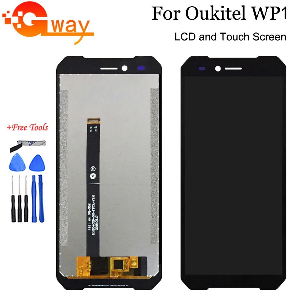 Высокое качество для Oukitel WP1 ЖК дисплей и кодирующий преобразователь сенсорного