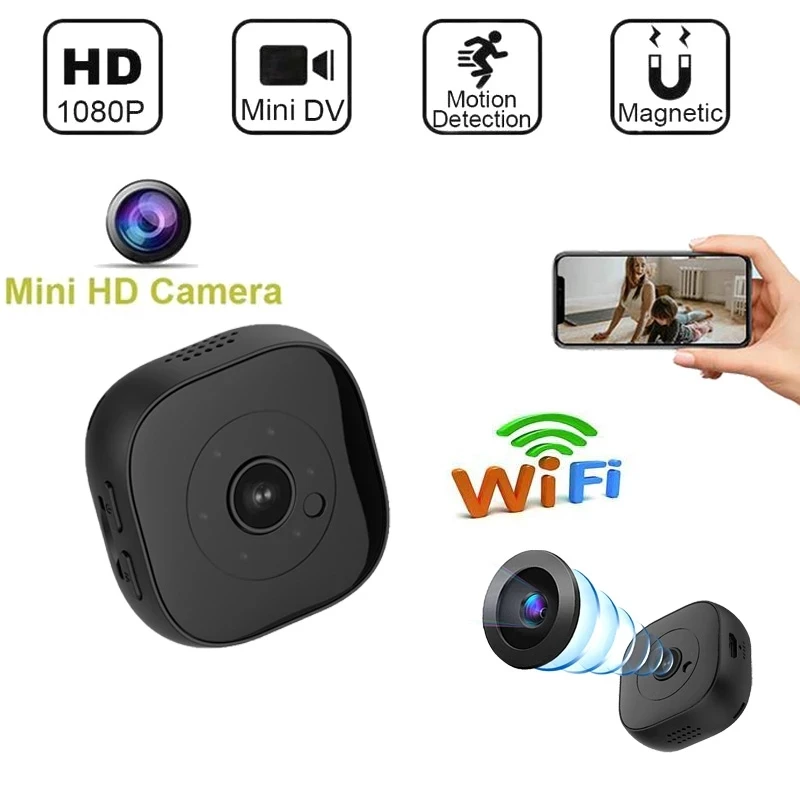 1080P HD Беспроводная Wi Fi DV мини камера IP P2P DVR видеорегистратор инфракрасное ночное