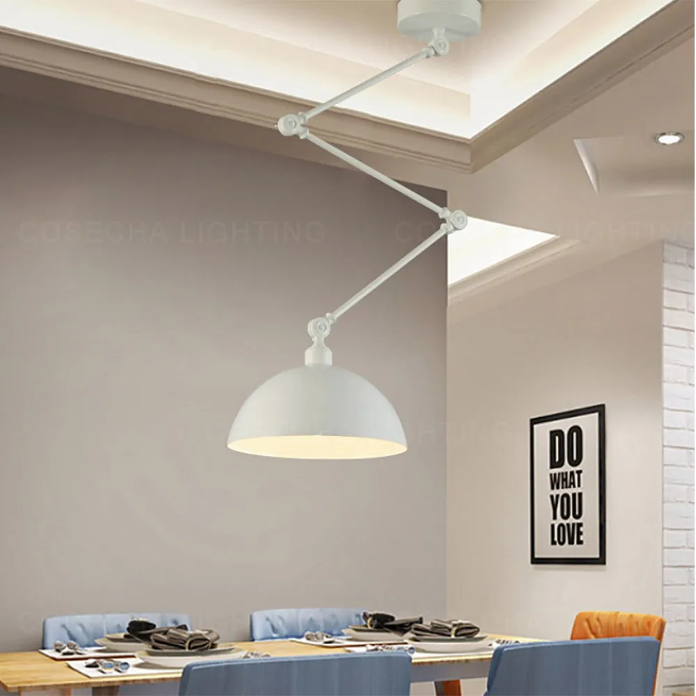 Креативный подвесной светильник s Современный гибкий выдвижная уникальная лампа