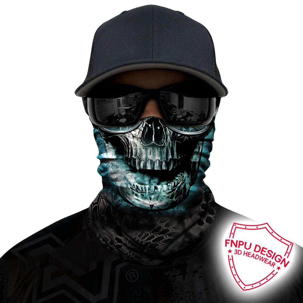 Объемная маска для рта с буферами Ранняя камуфляжная на шею защитная лица