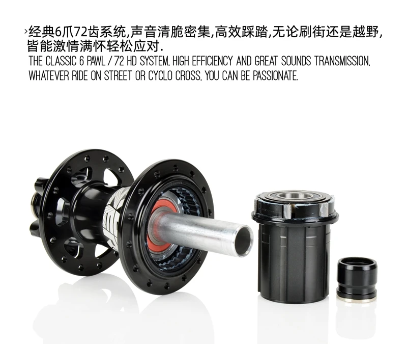 Koozer 2019 Newest CX420 6 Pawls 72 Clicks 28 Holes Road Bike Disc Brake Bicycle Hub QR 8 9 10 11S Thru Axle 12*100 12*142 | Спорт и