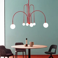 nordic postmoderne branch pendant light for bedroom living room iron pendant glass bedside light fixture for kitchen decor
