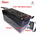 Lifepo4 12V 200AH литиевый аккумулятор BMS 4S 12,8 V 300Ah 400Ah 250Ah для инвертора 1800W EV RV Солнечная энергия + зарядное устройство 20A