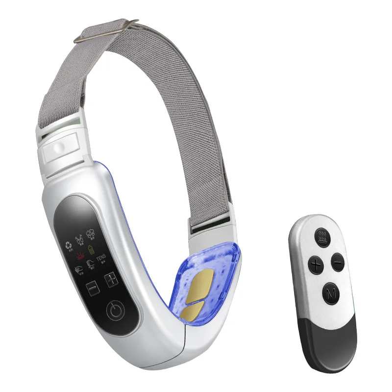 

V-Face Shaping Face Massager Facial Lifting Machine Slimming Device Chin Lift Belt LED Red-Blue Ray Remote Control Face Massager