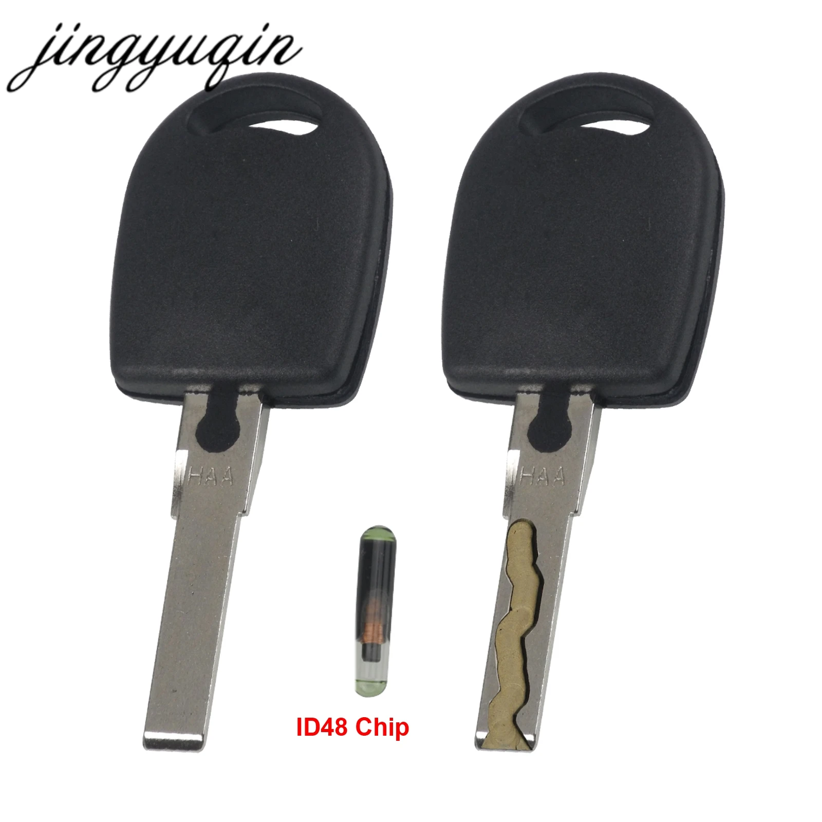 Bilchave крой/Uncut транспондер ключ чехол с ID48 чип для VW Polo Golf SEAT Ibiza Leon SKODA Octavia оболочки