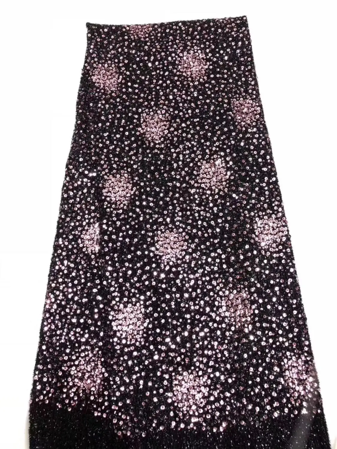 Новый стиль Французский Чистая кружевная ткань 3D цветок африканский тюль сетка