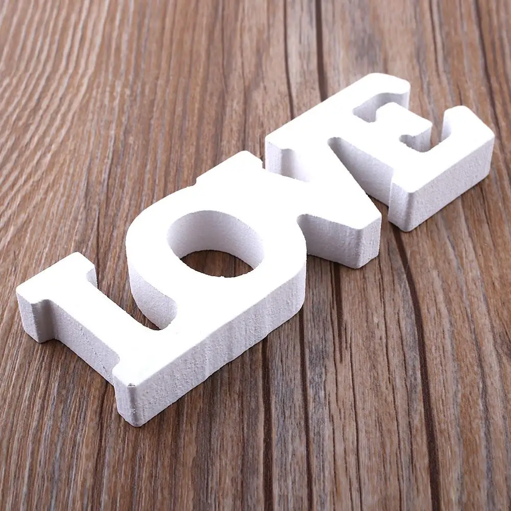 

Bar Cafe Decal Home Brideg Festival Adornment Wedding Anniversary Wooden Letter 12x4x1.2cm Wood Creative Romantic Best Gift