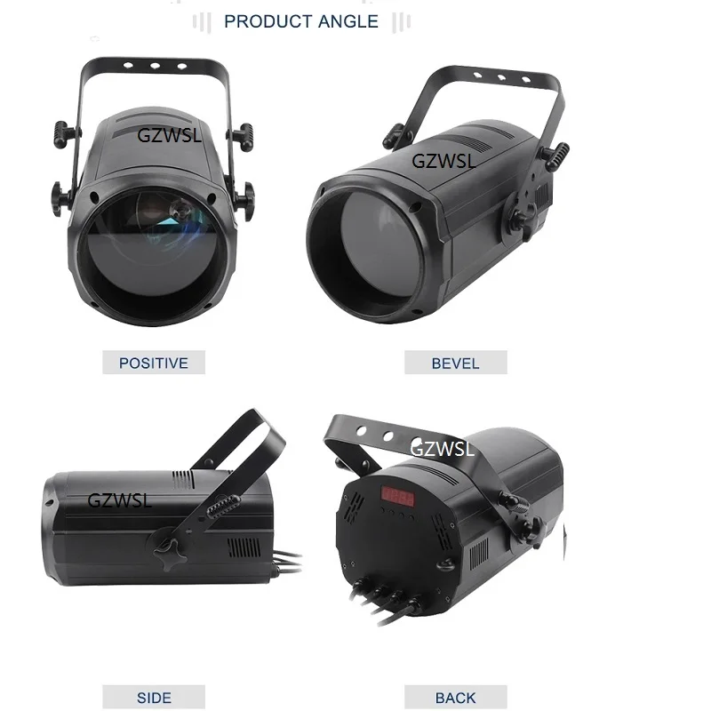 4 шт./лот светодиодный светильник для дискотеки теплый белый COB Блиндер 200 Вт
