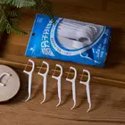 100 шт.пакет зубная нить, чистящие зубные палочки, чистка зубов, уход за полостью рта, одноразовая нить, зубочистки, гигиена полости рта