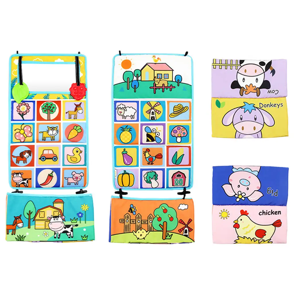 

Montessori Tummy Time Floor Mirror Early Educational Toy Tummy Time Play Sensory Crawling Toy for Boys Girls Holiday Gifts