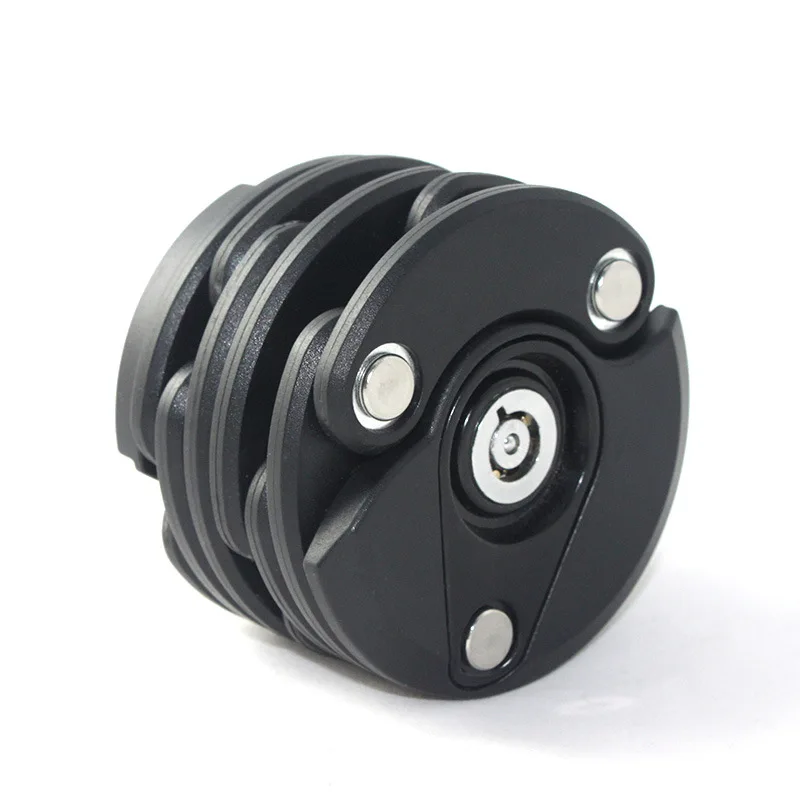 Велосипедный замок с защитой от кражи складной на цепочке для велосипеда