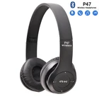 Беспроводные Bluetooth 5,0 наушники P47 для Xiaomi iPhone, музыкальная стереосистема, игровой планшет, подарок, складная поддержка SD-карты, Bluetooth-гарнитура