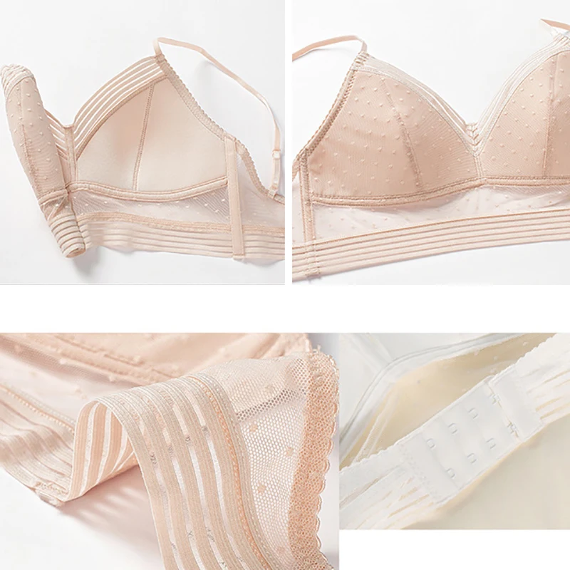 3 шт. женские кружевные бюстгальтеры с открытой спиной | Женская одежда