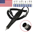 Стоматологическая лаборатория 35K обмин 35000 обмин микромотор Marathon Полировочный наконечник + 10 Бур сверла для полировки