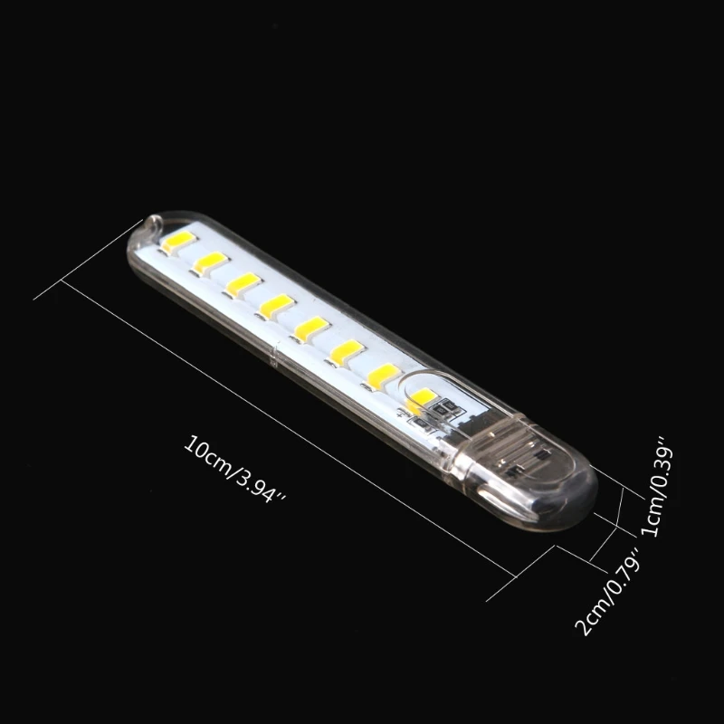 

Mini Mobile Power USB LED Lamp DC5V 8 LED Computer Portable USB Gadget Lighting