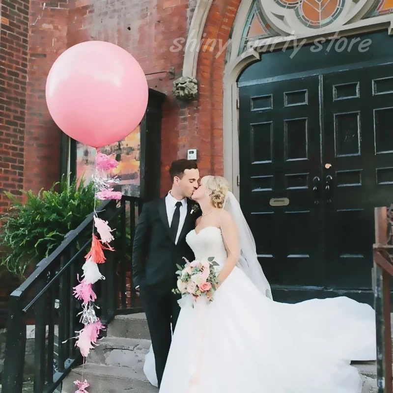 

Big Pink BalloonThickened Bar Violence Balloons Happy Birthday Party Wedding Festival Decoration Baby Shower Globos Supplies