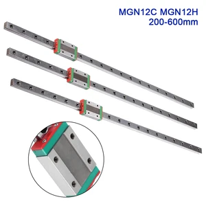 bigtreetech linear guide rail 12mm mgn12h mgn12c 200 300 400 450 500 600mm axis cnc linear with carriage slide for 3d printer free global shipping